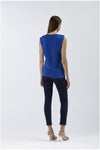 TSHIRT SMANICATA CON BOTTONI E STAMPA LOGO
