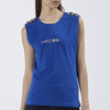 TSHIRT SMANICATA CON BOTTONI E STAMPA LOGO