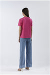 T SHIRT BASICA A MANICHE CORTE BE A FLOWER