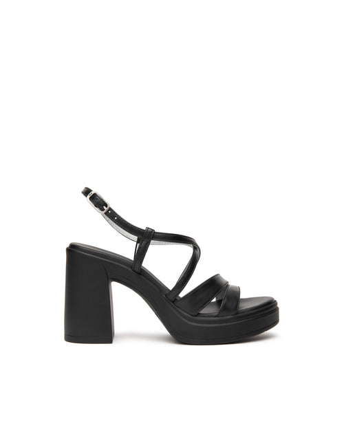 Nero Giardini sandali donna nero con plateau E513660D100