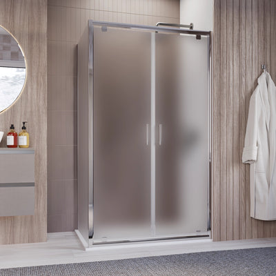 Box doccia 2 lati saloon dentro o fuori opaco h195 6mm Java