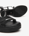 Nero Giardini sandali donna nero con plateau E513660D100