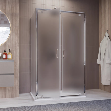 Box doccia 3 lati saloon dentro o fuori Opaco h195 6mm Java