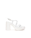Nero Giardini sandali donna bianco con plateau E513660D707