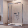 Box Doccia Tre lati anta Scorrevole in Cristallo Trasparente 6mm H195 AGATA