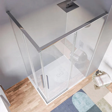 Box doccia angolare 2 lati 8mm h200 soft close ZARA