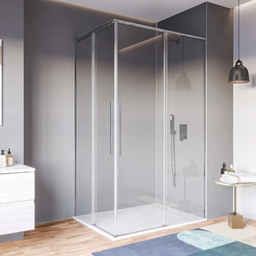 Box doccia angolare 2 lati 8mm h200 soft close ZARA
