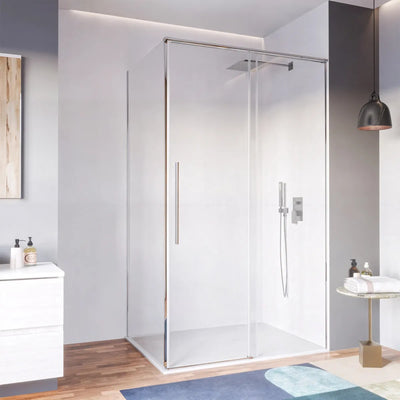 Box doccia due lati soft close 8mm h200 anticalcare ZARA