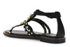 SANDALO A T IN NAPPA CON ACCESSORIO
