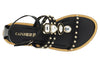 SANDALO A T IN NAPPA CON ACCESSORIO