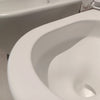 Coppia sanitari wc e bidet bianco opaco scarico ciclonico MOON