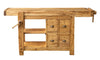 Biscottini Biscottini Banco da Lavoro Country 184x74x92 Legno Tiglio Massello Italy