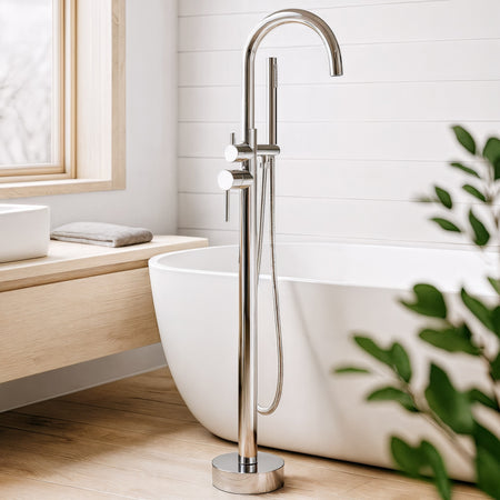 Miscelatore vasca freestanding cromato Tiffany