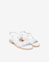 Nero Giardini sandali donna in pelle bianco E513403D707