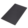 Piatto doccia 100x120 in marmoresina NERO effetto pietra cemento MAKA