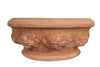 Biscottini Set 2 Cesta Cestina Vaso in Terracotta 100% Made in Italy interamente Lavorata a Mano Vaso Fiori L40XPR40XH19 CM