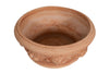 Biscottini Set 2 Cesta Cestina Vaso in Terracotta 100% Made in Italy interamente Lavorata a Mano Vaso Fiori L40XPR40XH19 CM