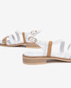 Nero Giardini sandali donna platino-sigaro E513421D415