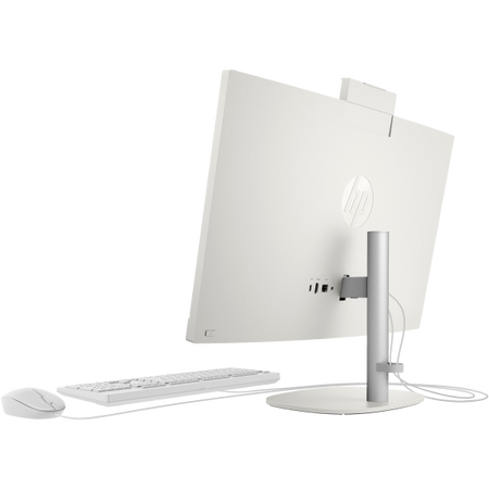 Personal Computer HP ProOne 240 G10 - Cpu Intel Core i5-1335U - Display 24" (23.8") Full-HD NO TOUCH - Ram 8 Gb DDR4 - Hd 256 Gb SSD - GLan, Wifi - USB 3.0 - Webcam - Windows 11 Home - Bianco
