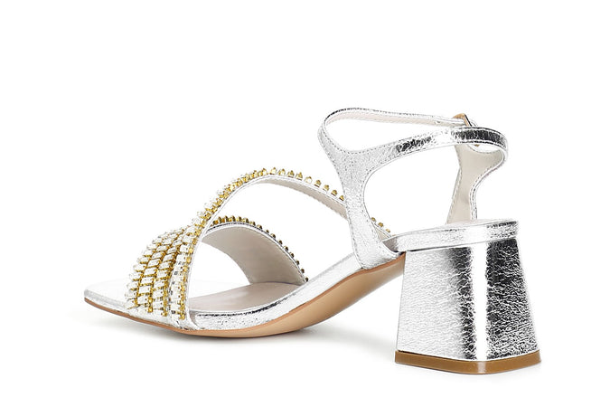 SANDALO GILDA CON STRASS