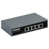 Switch 5 porte PoE++ con 4 porte Gigabit e una porta RJ45 Gigabit Uplink
