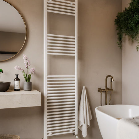 Scaldasalviette termoarredo 180x50 bianco interasse 45 cm IDRAULICO
