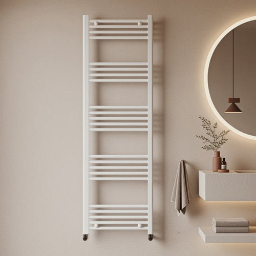 Scaldasalviette termoarredo 160x50 bianco interasse 45 cm IDRAULICO