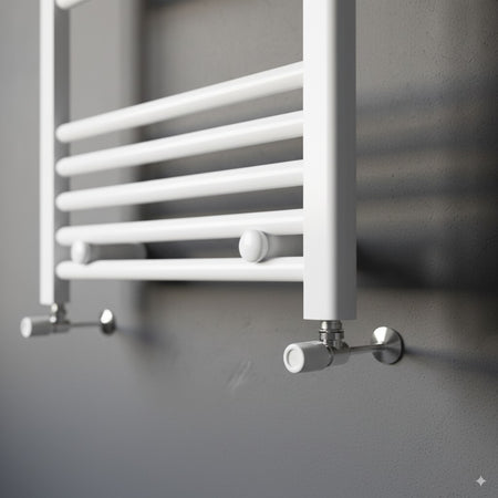 Scaldasalviette termoarredo 80x50 bianco interasse 45 cm IDRAULICO