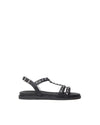 Nero Giardini sandali donna in pelle nero con borchie E513480D100