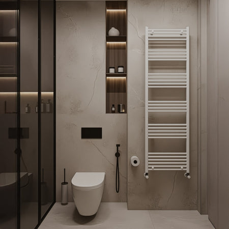 Scaldasalviette termoarredo 160x60 bianco interasse 55 cm IDRAULICO