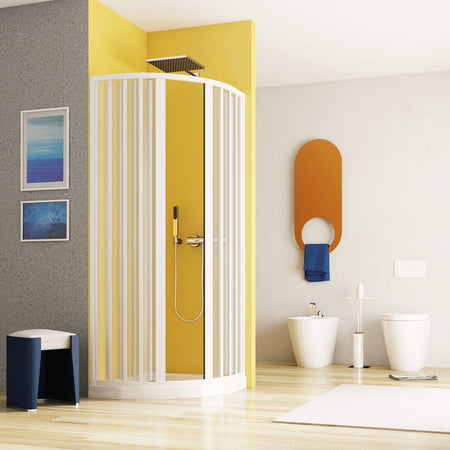 Box Doccia in pvc Apertura Centrale curvo 80X80 90X90