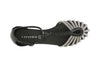 SANDALO A T IN PELLE CON MICROSTRASS