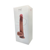 Dildo Realistico 22 cm con Ventosa Pene Finto in Silicone Morbido 3,5cm Diametro