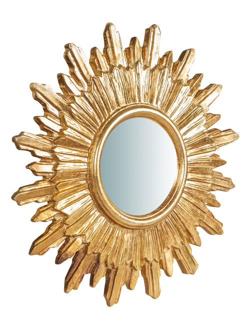 Biscottini Biscottini Specchiera Parete Legno Oro Anticato 52x4.5x52 Stile Classico Italia