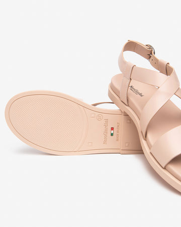 Nero Giardini sandali donna in pelle cipria E513490D614