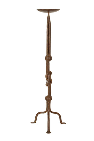 Biscottini CANDELIERE IN FERRO BATTUTO LAVORATO A MANO L19XPR19XH64 mano, finitura