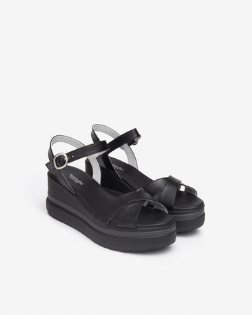 Nero Giardini sandali donna in pelle nero E513510D100