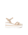 Nero Giardini sandali donna in pelle col. lino E513510D453