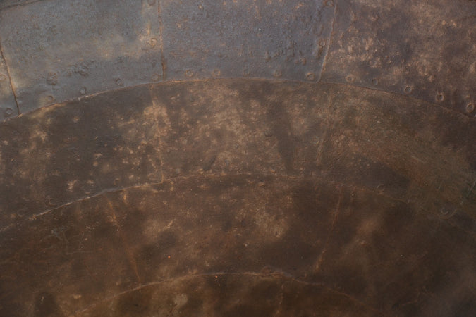 Biscottini Biscottini Vecchio Crogiolo Braciere Ferro Battuto Artigianale D150x50 Giardino