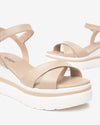 Nero Giardini sandali donna in pelle col. lino E513510D453