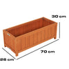Fioriera Legno Pieghevole Vaso Fiori Piante Giardino Salvaspazio 70x25x30cm