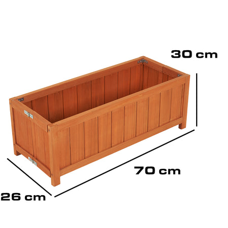 Fioriera Legno Pieghevole Vaso Fiori Piante Giardino Salvaspazio 70x25x30cm