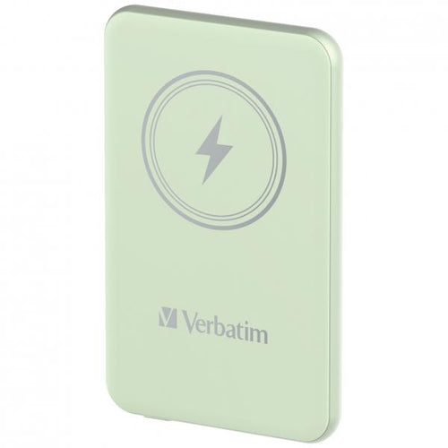 VERBATIM POWER BANK WIRELESS MAGNETICO 5000 mAh VERDE