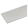 Profilo per fai da te piatto in alluminio anodizzato mm 20 x 2 - mt 2