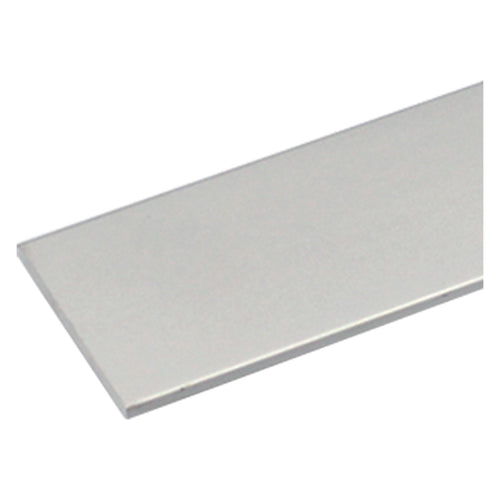 Profilo per fai da te piatto in alluminio anodizzato mm 20 x 2 - mt 2