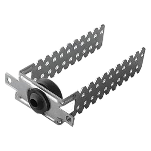 Staffa antivibrante regolabile distanziatura parete 3 - 12 cm