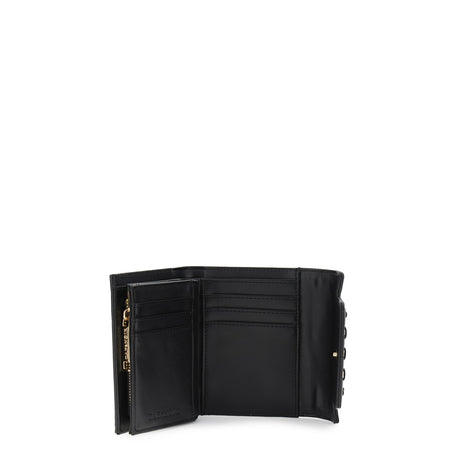 PORTAFOGLIO PICCOLO CON PATTINA , IN SAFFIANO CON INFILATURA IN METALLIZZATO,