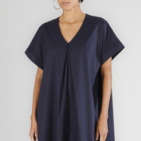 ABITO OVERSIZE CON PIEGA DAVANTI