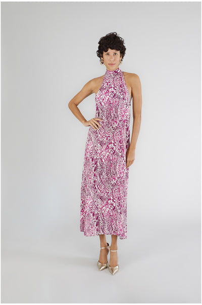 ABITO LUNGO CON SCOLLATURA AMERICANA