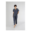 BLUSA IN TENCEL DENIM CON SCOLLATURA A V